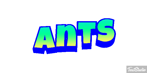 Ants Текстовый эффект
