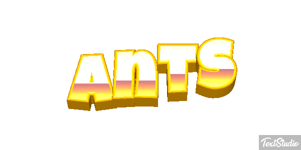 Ants Текстовый эффект