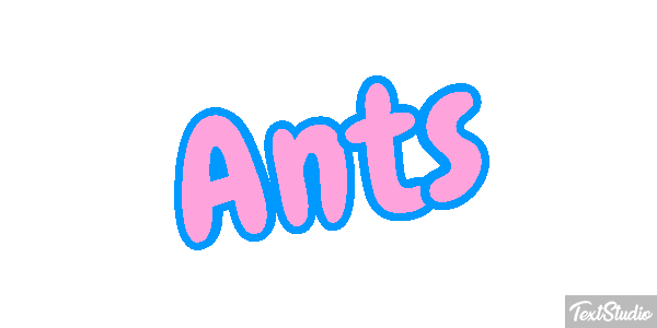 Ants Текстовый эффект