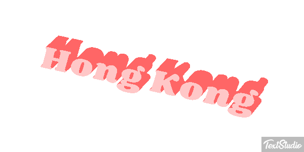 Hong Kong Effetto testo