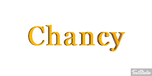 Chancy Text effect