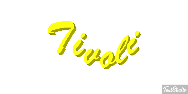 Tivoli Efekt tekstowy