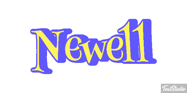 Newell Текстовый эффект