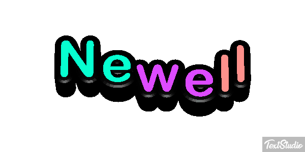 Newell Текстовый эффект