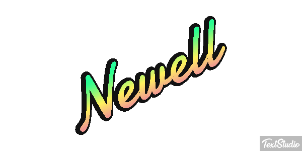 Newell Текстовый эффект