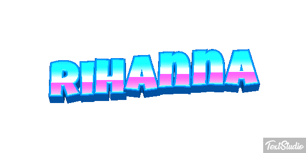 Rihanna Text effect