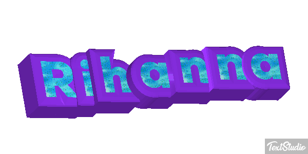Rihanna Text effect