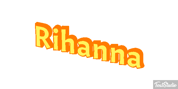 Rihanna Text effect