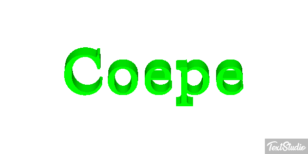Coepe Efecto de texto