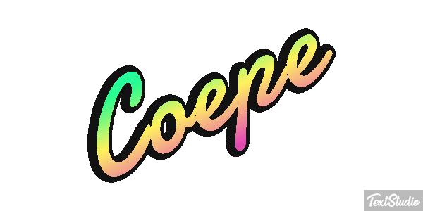 Coepe Efecto de texto