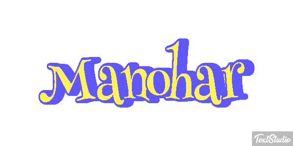 Manohar Texteffekt