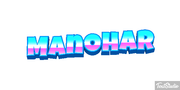 Manohar Texteffekt