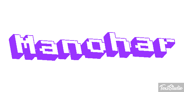 Manohar Texteffekt