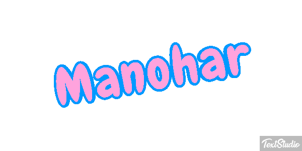 Manohar Texteffekt