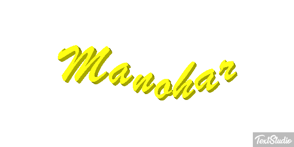 Manohar Texteffekt