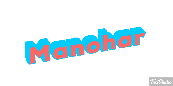Manohar Texteffekt
