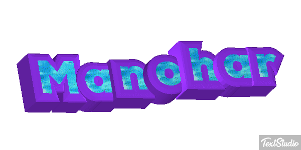 Manohar Texteffekt