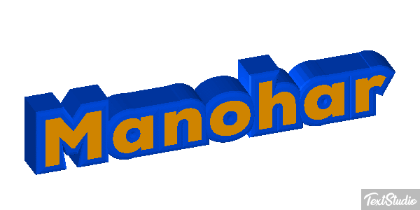 Manohar Texteffekt