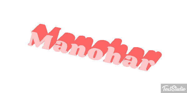 Manohar Texteffekt