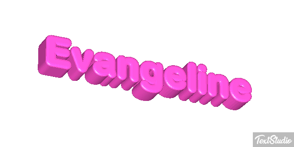 Evangeline Tekst effect