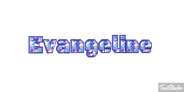 Evangeline Tekst effect