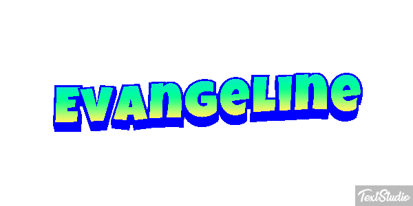 Evangeline Tekst effect