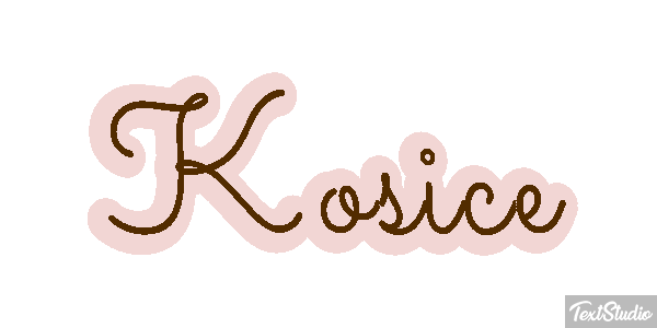 Košice Text effect