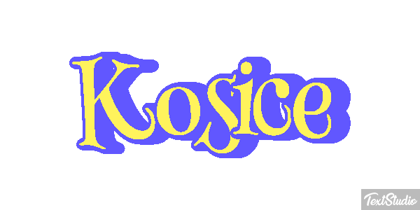 Košice Text effect