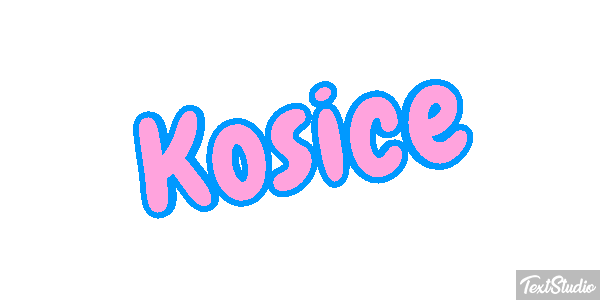 Košice Text effect