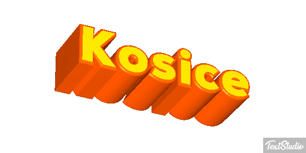 Košice Text effect