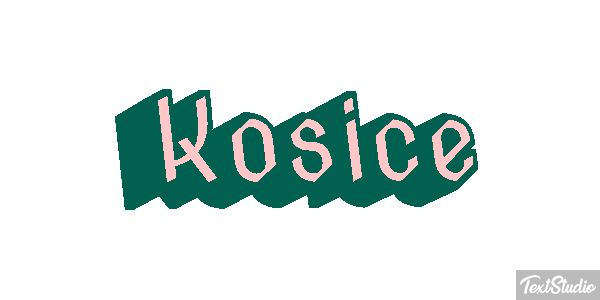 Košice Text effect