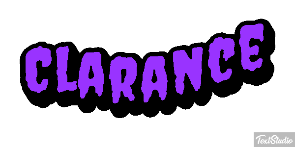 Clarance Efecto de texto