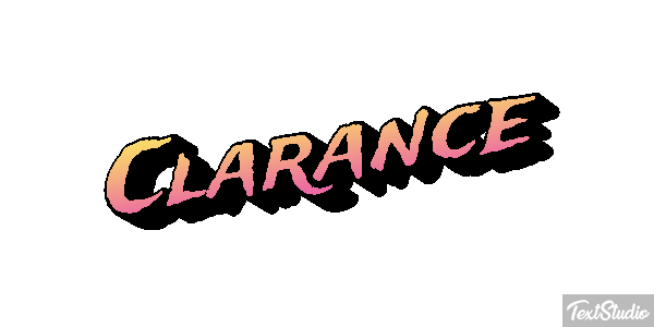 Clarance Efecto de texto
