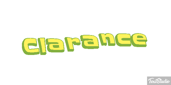 Clarance Efecto de texto