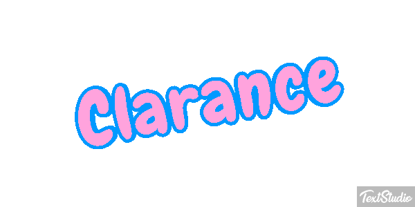 Clarance Efecto de texto