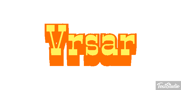 Vrsar Efeito do texto