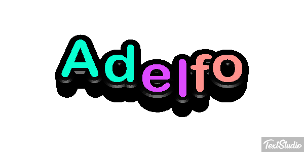 Adelfo Efecto de texto