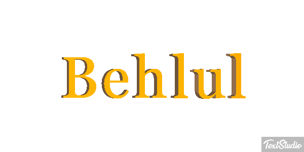 Behlul Tekst effect