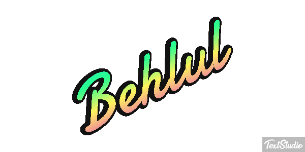 Behlul Tekst effect