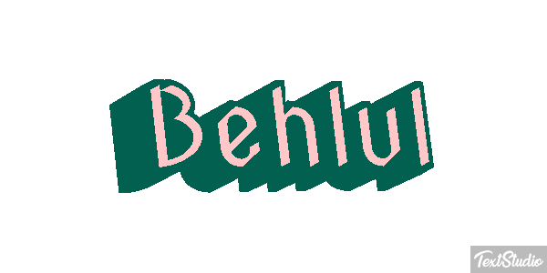 Behlul Tekst effect