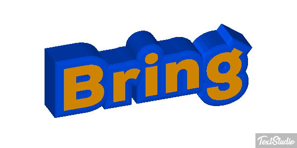 Bring Effet de texte