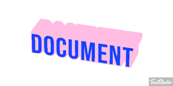 Document Текстовый эффект