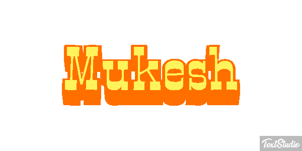 Mukesh Effet de texte