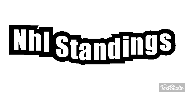 Nhl Standings Tekst effect