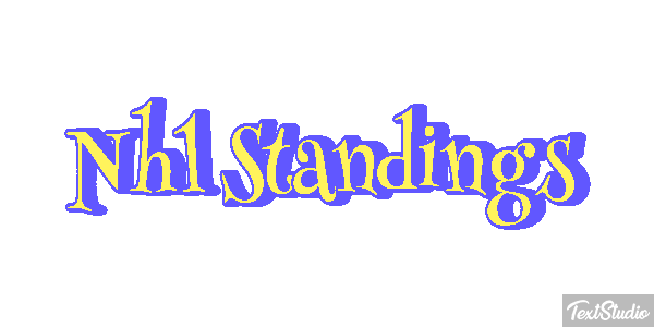 Nhl Standings Tekst effect