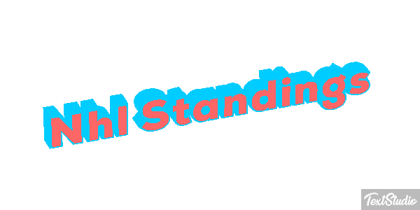 Nhl Standings Tekst effect