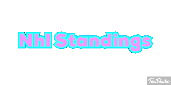 Nhl Standings Tekst effect
