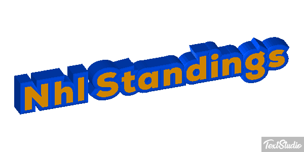 Nhl Standings Tekst effect