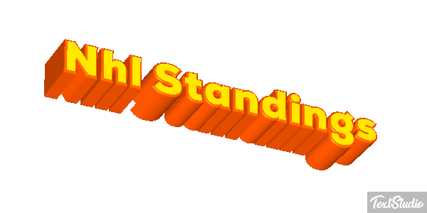 Nhl Standings Tekst effect