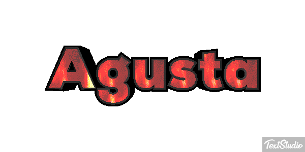 Agusta Effetto testo